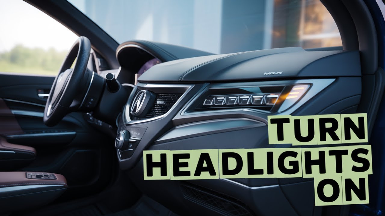 ACURA MDX - How to Turn On/Off Headlights
