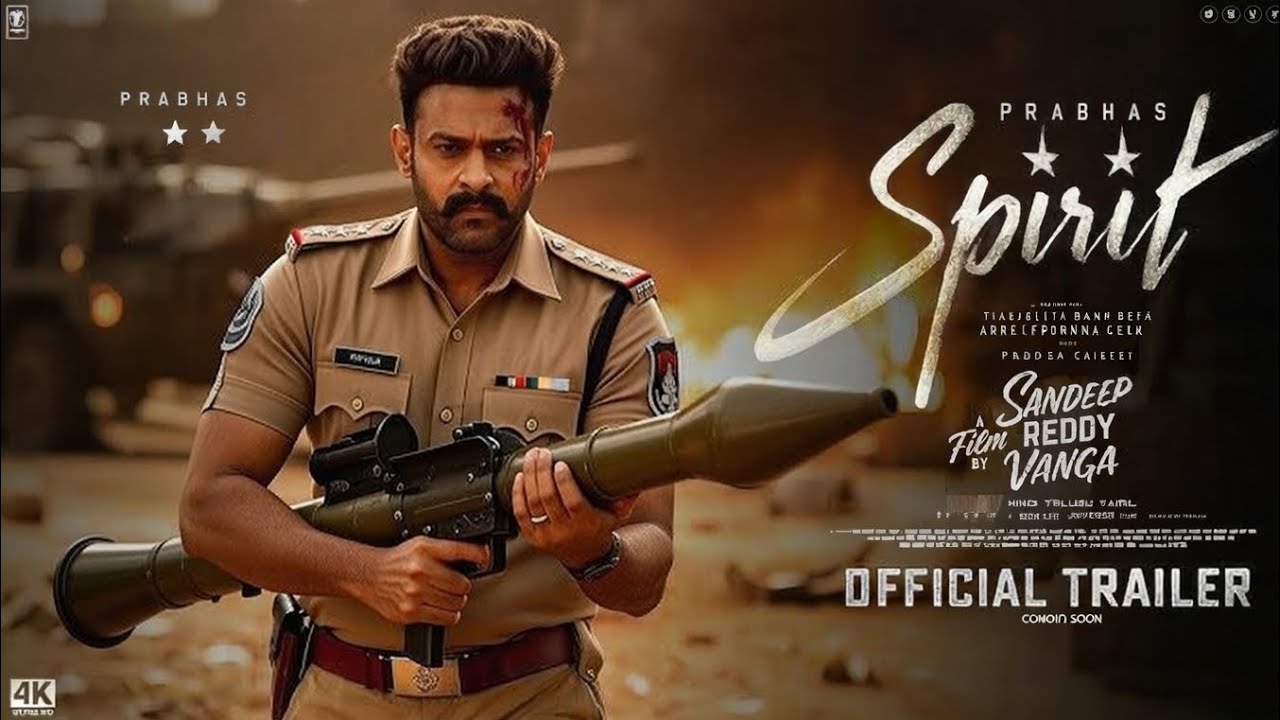 SPIRIT Movie Official Fan Made Trailer | Prabhas New Movie 2026 | Action Thriller