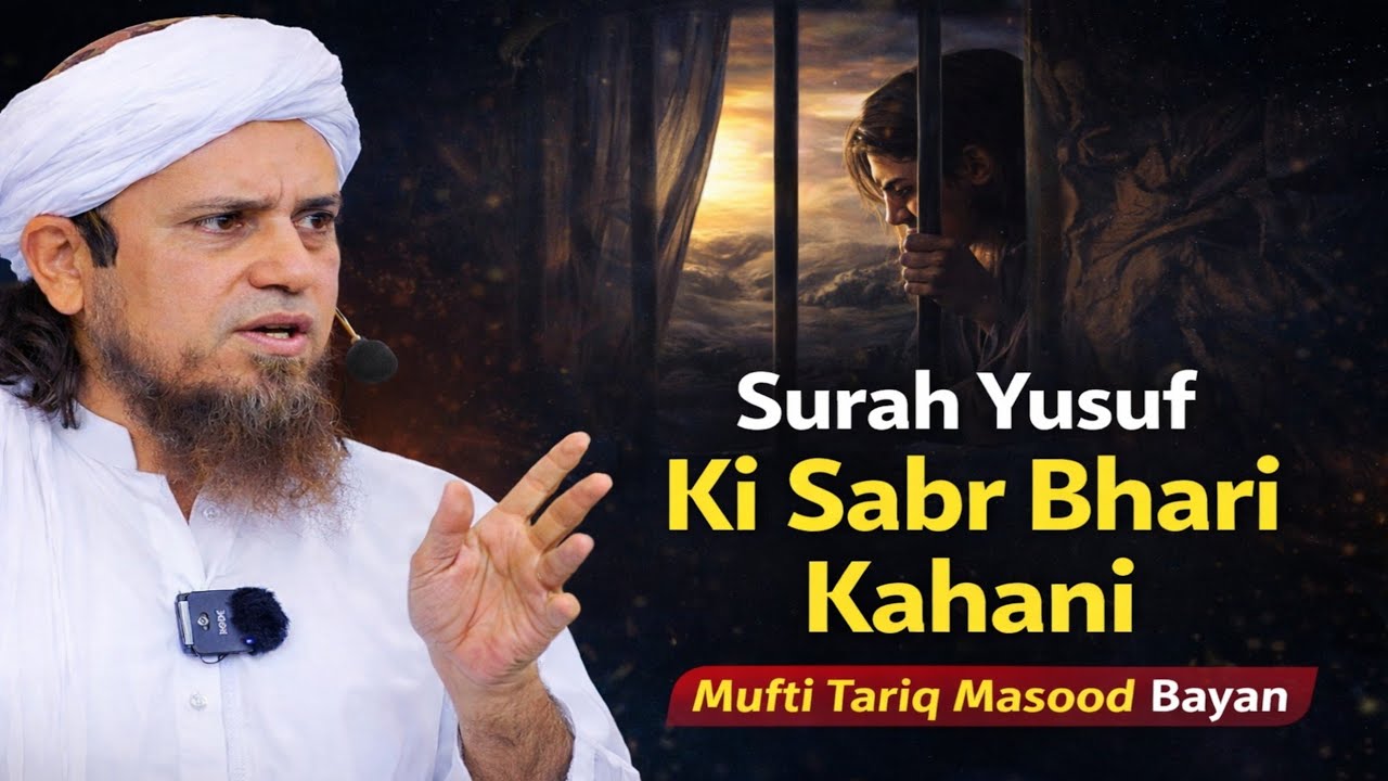 Surah Yusuf Ki Sabr Bhari Kahani | Mufti Tariq Masood Bayan