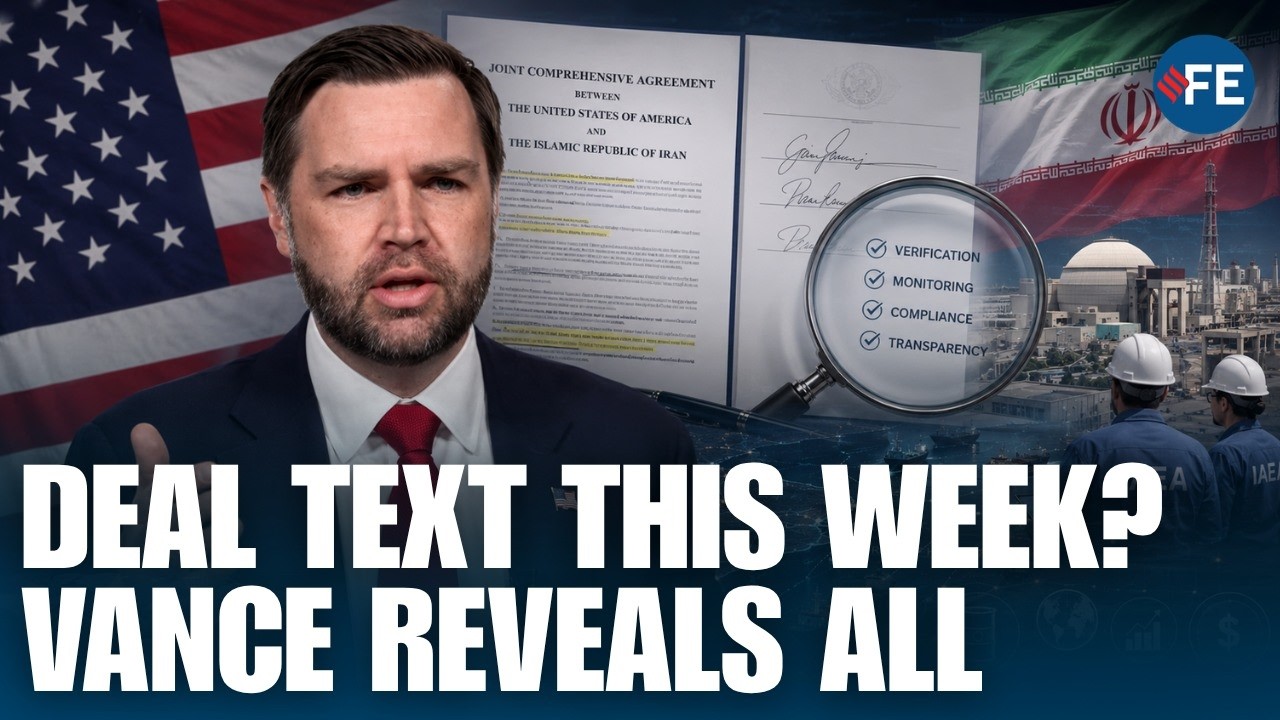 Vance Reveals Iran Deal Details | Text Released This Week | Sanctions Relief Explained