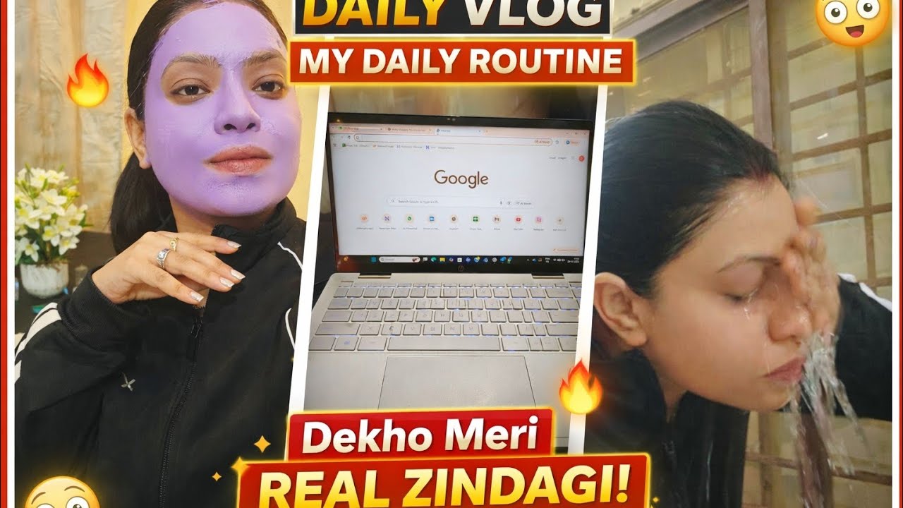My Daily Routine Vlog 🏠 | Face Care, Work & Real Life Moments