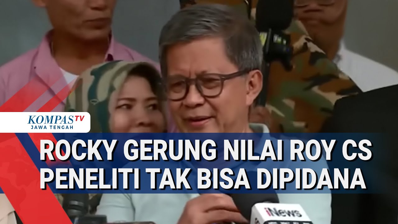 Rocky Gerung Blak-blakan Ungkap Alasan Roy Suryo Cs Tak Bisa Dipidana