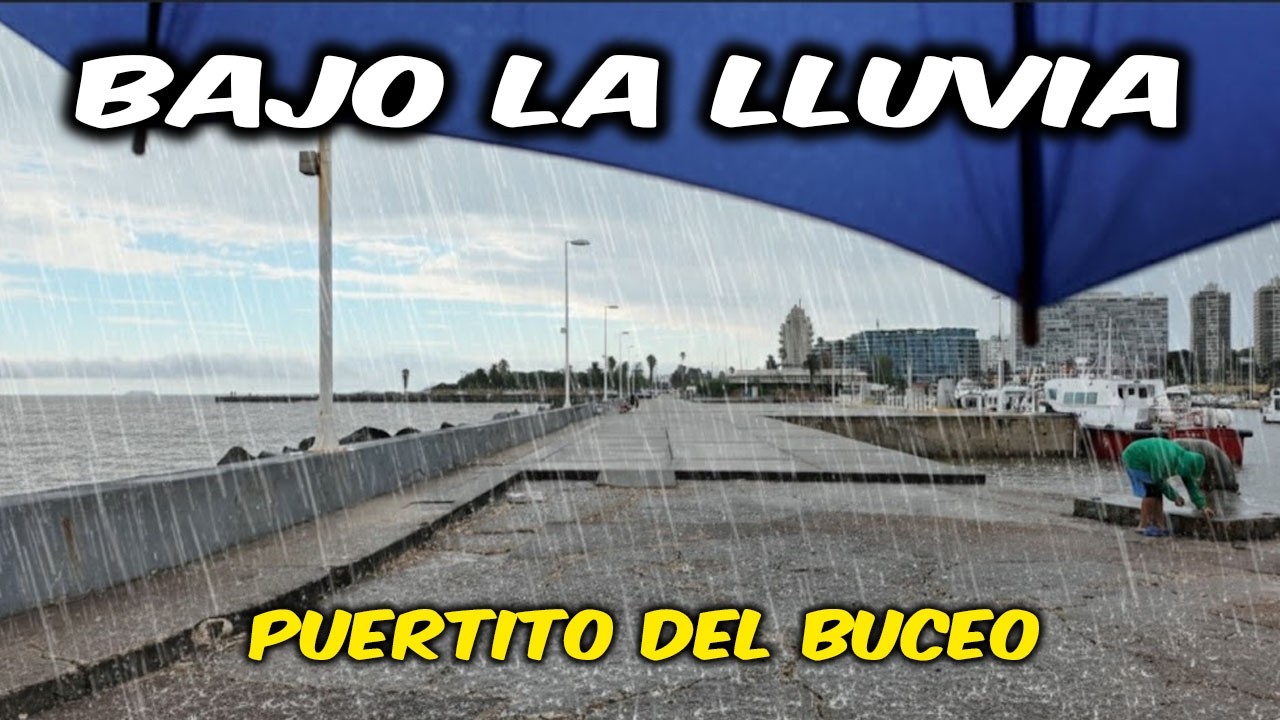 🇺🇾 Caminando bajo la lluvia por el PUERTITO del BUCEO | Montevideo a pie