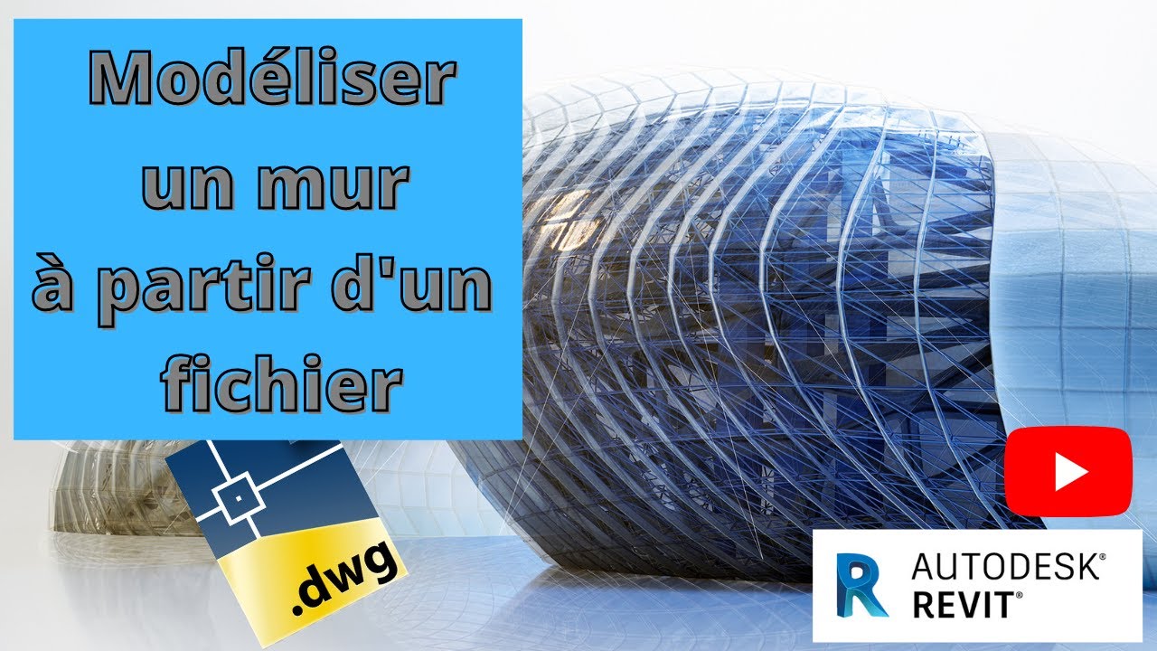 Modelisation mur sous Revit à partir d'un DWG