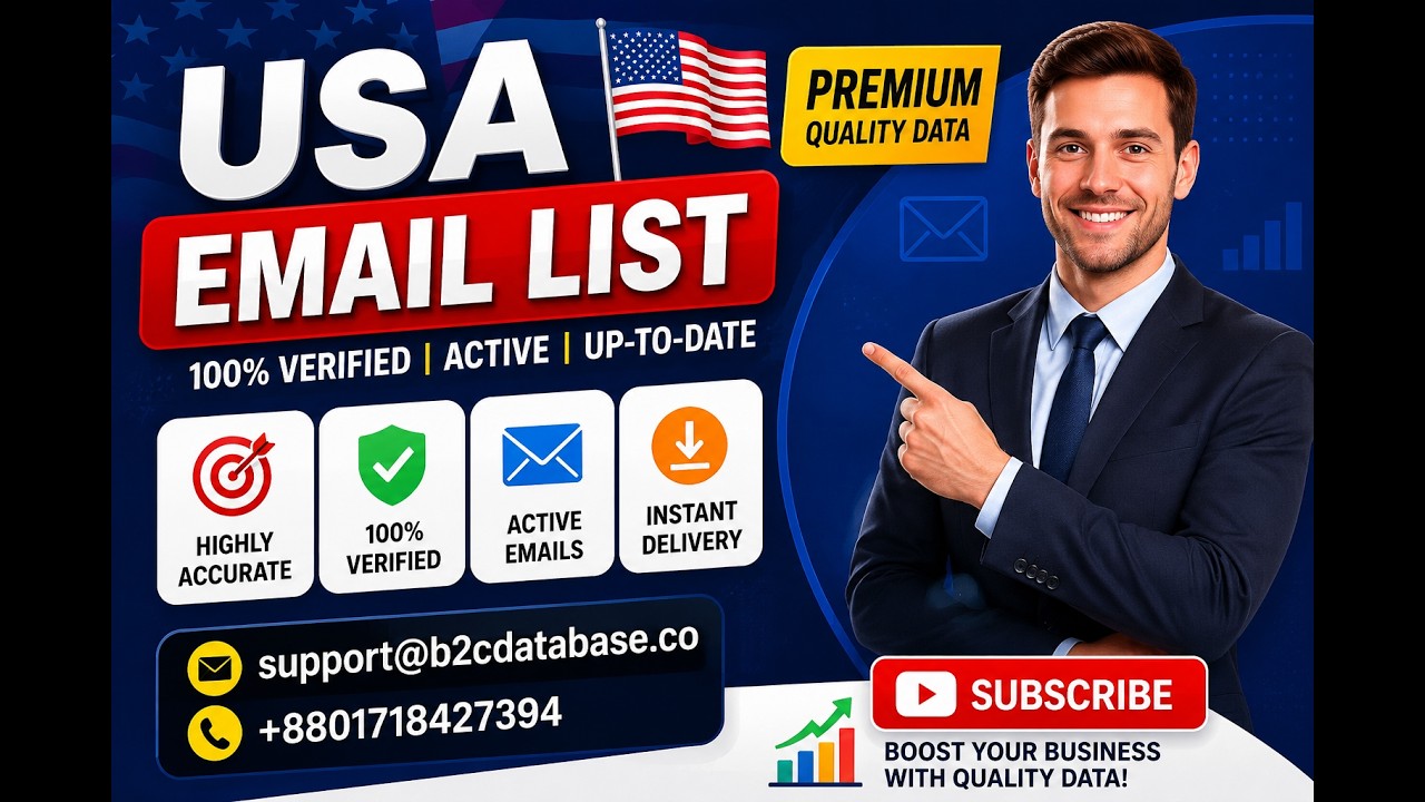 📧 OB USA Email List | High-Quality USA Business & Contact Database