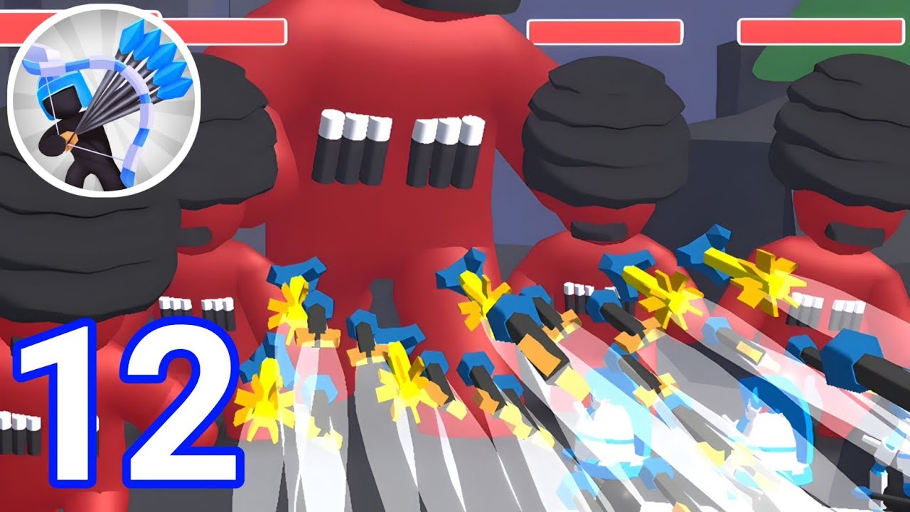 Merge Archers : Castle Defense - Gameplay Part 12 Level 83 - 90 Unlock level 90 iOS Android