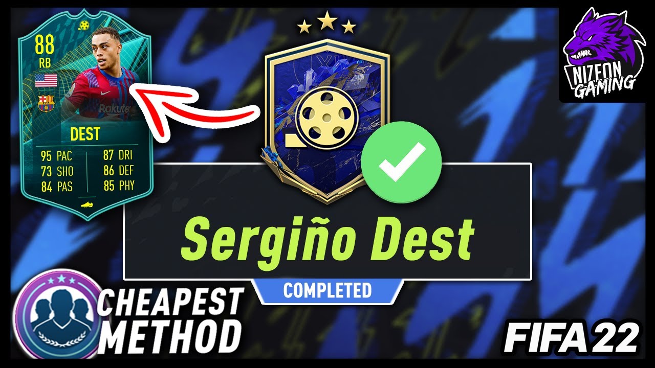 PLAYER MOMENTS 88 Sergino Dest SBC (CHEAPEST METHOD / NO LOYALTY) - FIFA 22 Ultimate Team