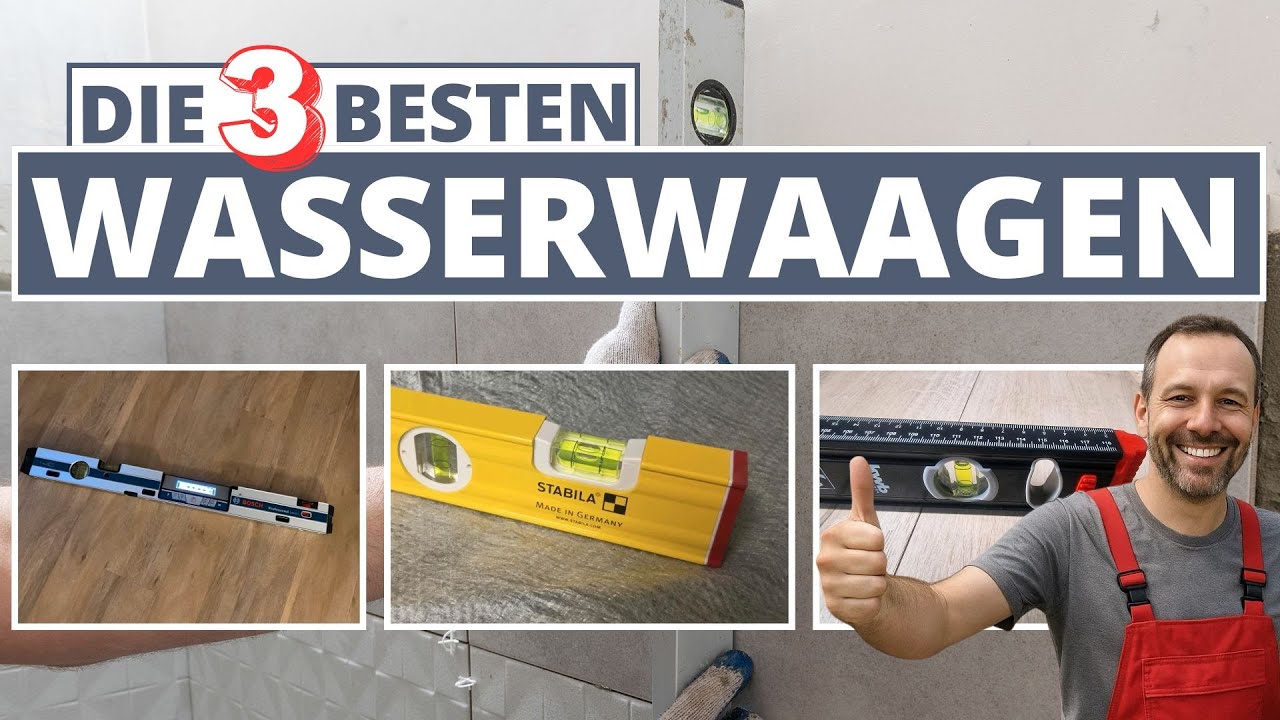 Die 3 besten Wasserwaagen - Bosch, Stabila & KWB