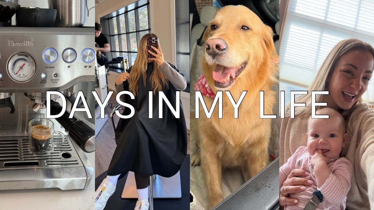 VLOG: home on cape cod, hair appt, Brody’s groom, unboxing, etc !