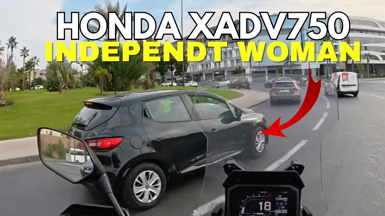 راجع للدار وباغي نتريني فالـ  HONDA X-ADV 750 VS INDEPENDENT WOMAN 🔥 UFC