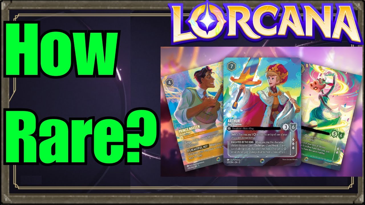 How Rare Is An Enchanted Card From Lorcana Booster Packs?