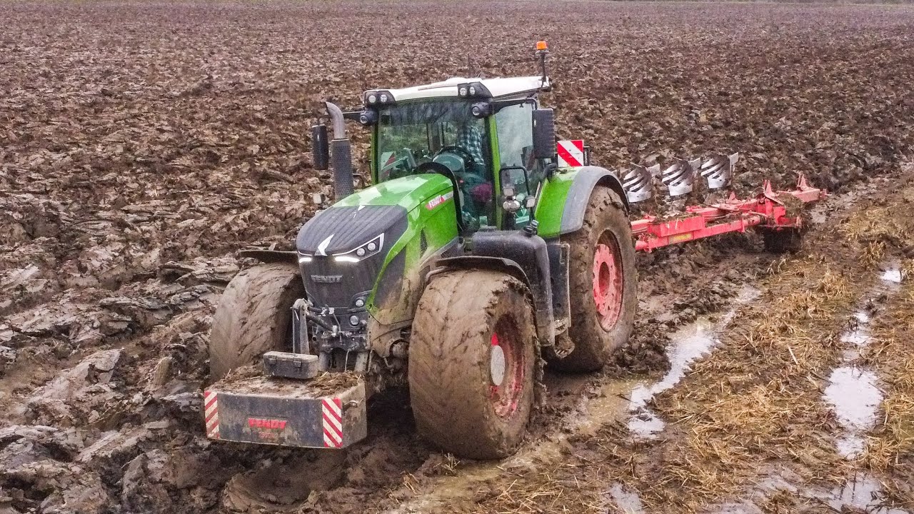 Nový Fendt 942 Vario Gen7 |Extremně mokrá Podzimní orba 2024