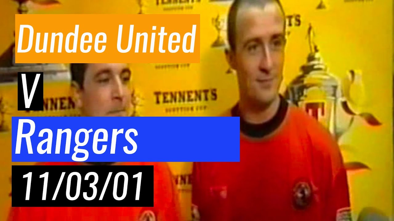 Dundee United v Rangers  - 11/03/01 - Scottish Cup