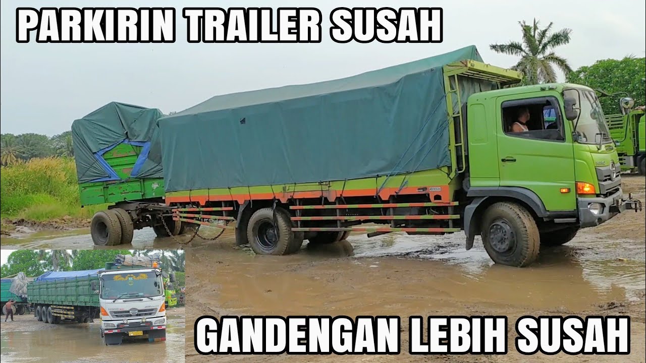 Asli!! Parkirin Gandengan Lebih Susah Daripada Parakirin Trailer