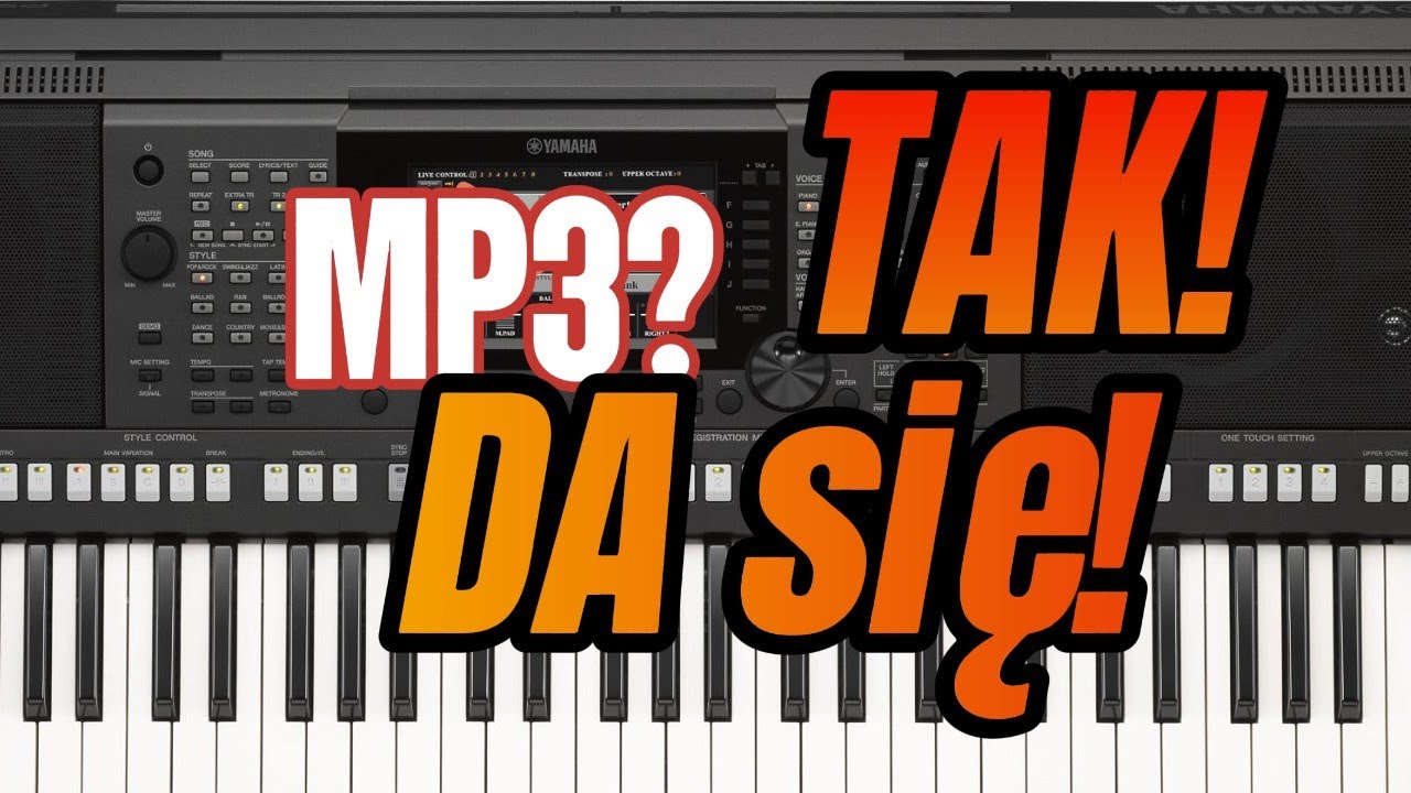 Czy Yamaha PSR S770 odtwarza MP3?