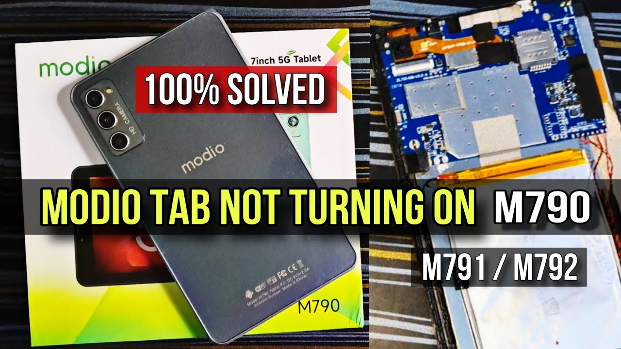 Modio 5G Tablet Not Turning ON | Modio Tablet Not Charging | Modio Tablet M790 M791 M792