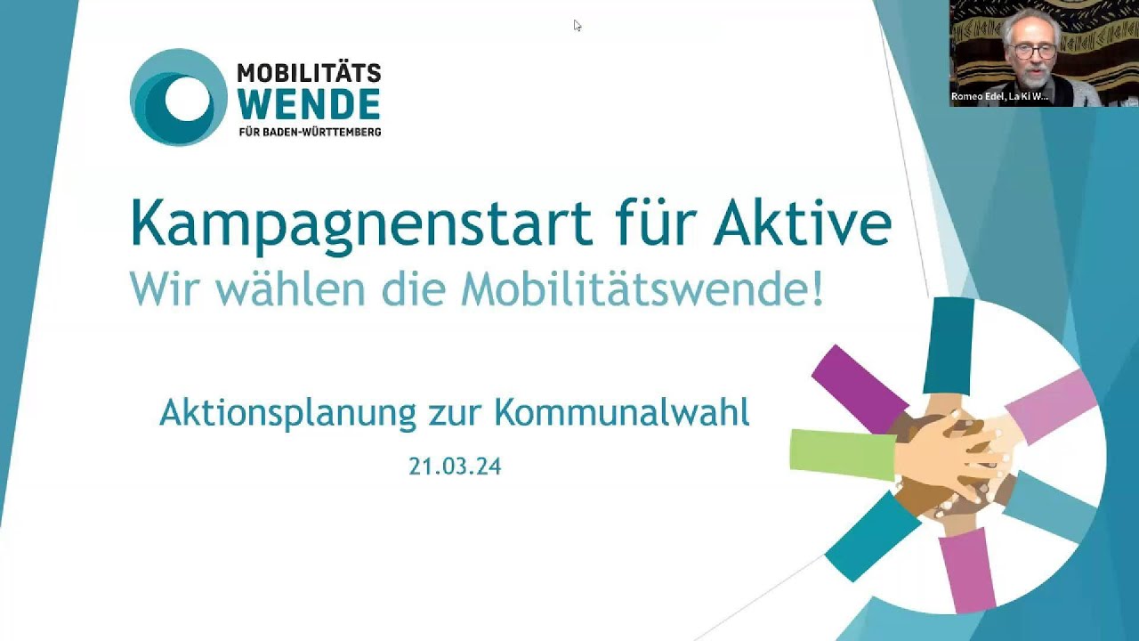 Kampagnenauftakt für Aktive - Vorstellung Kampagne
