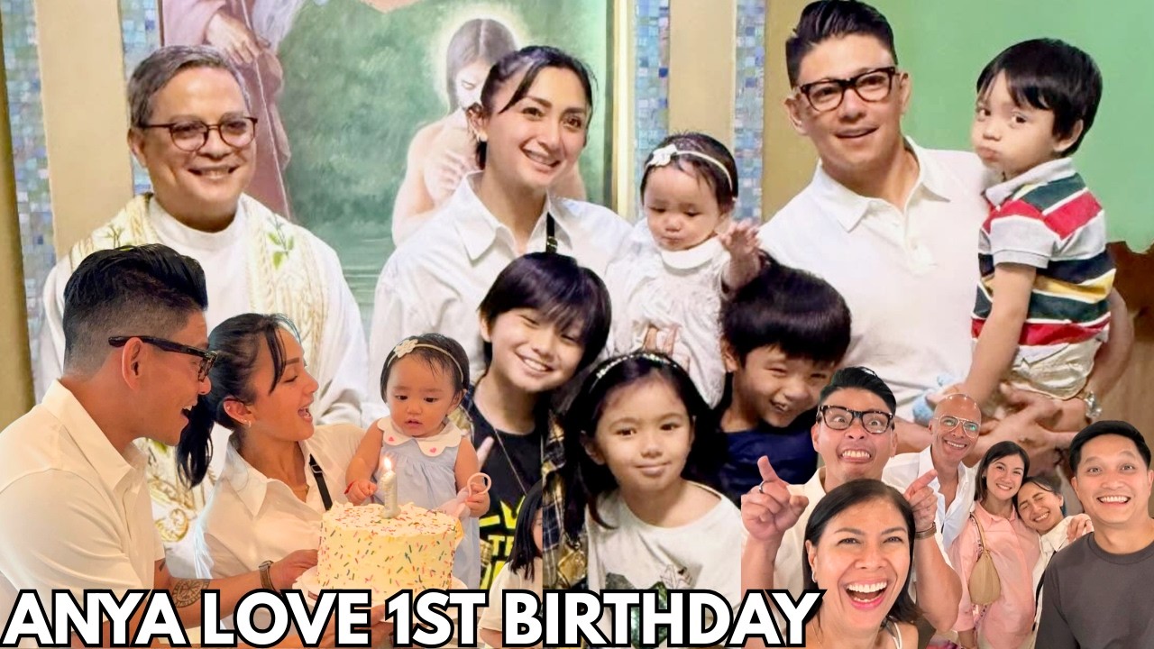 BINYAG at 1st BIRTHDAY ng BUNSO nila Iya Villania at Drew Arellano na si Anya Love