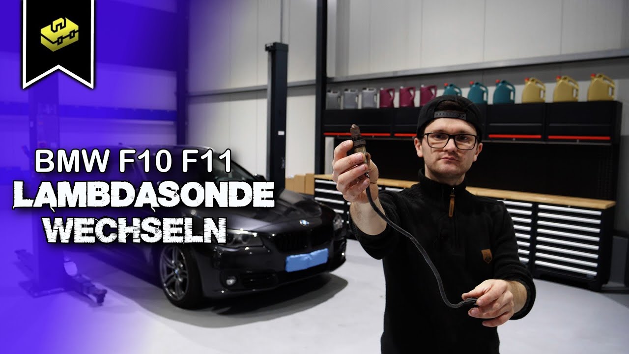 BMW 5 F10 F11 Lambdasonde 2 Bank 1 wechseln | BMW F10 F11 change lambda probe | VitjaWolf | Tutorial