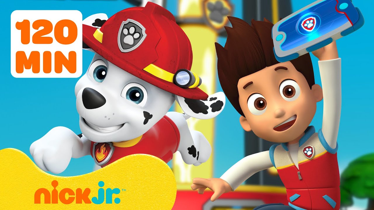 PAW Patrols beste reddingen & avonturen met technologie! Met Marshall & Ryder 📱| Nick Jr. Nederlands