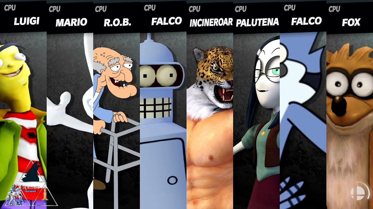 Ed vs Max vs Herbert vs Bender vs King vs Lilith vs Mordecai vs Rigby