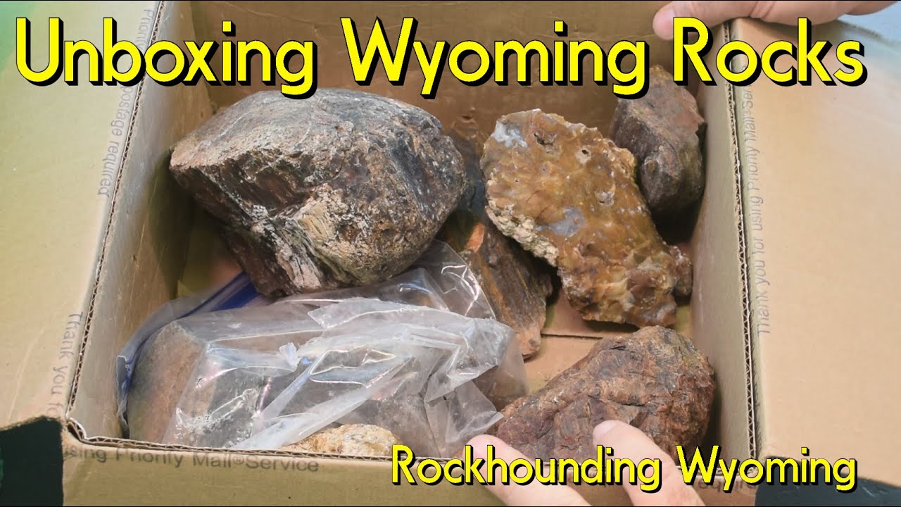 Unboxing Rocks Collected On My Trip To Wyoming #thefinders #lapidary #agate #jasper #rockhounding