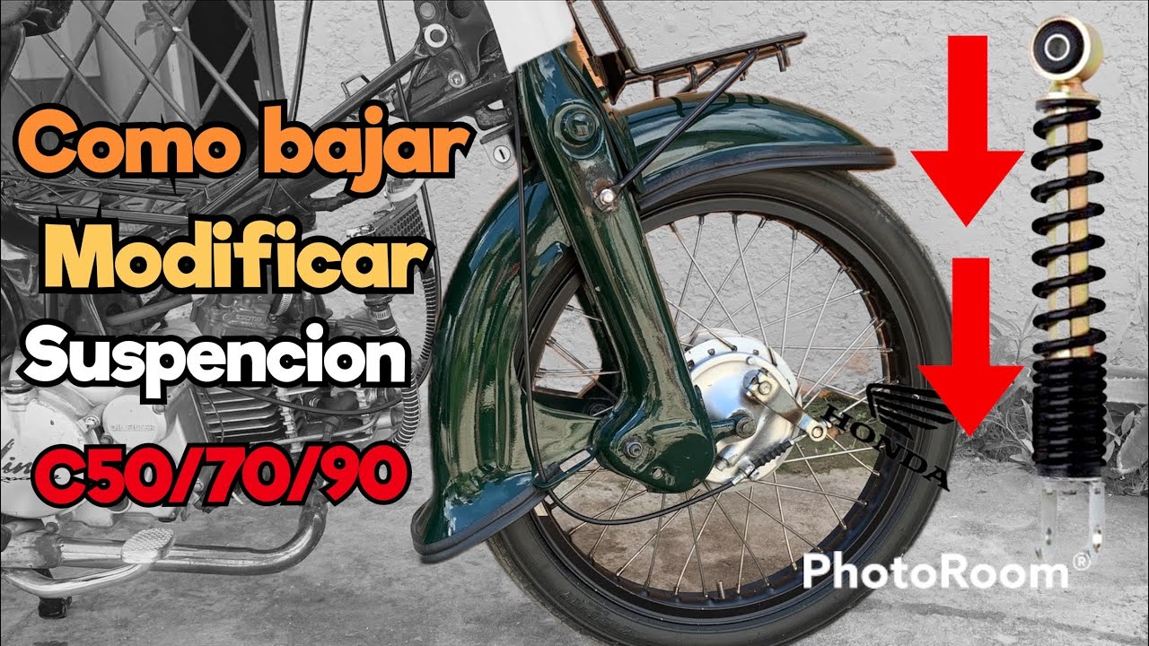 КАК УМЕНЬШИТЬ ⬇️(ПОДВЕСКА)⬇️ [ МОДИФИКАЦИЯ] [ РЕМОНТ] 🤯 HONDA SUPER CUB (C50,70,90)