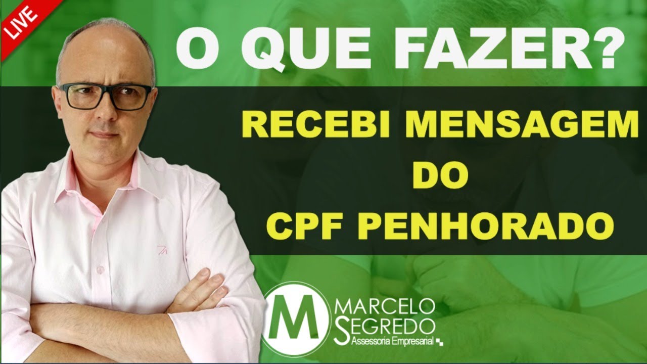 MENSAGEM DO CPF PENHORADO - DEVO ME PREOCUPAR, COMO DEVO AGIR?