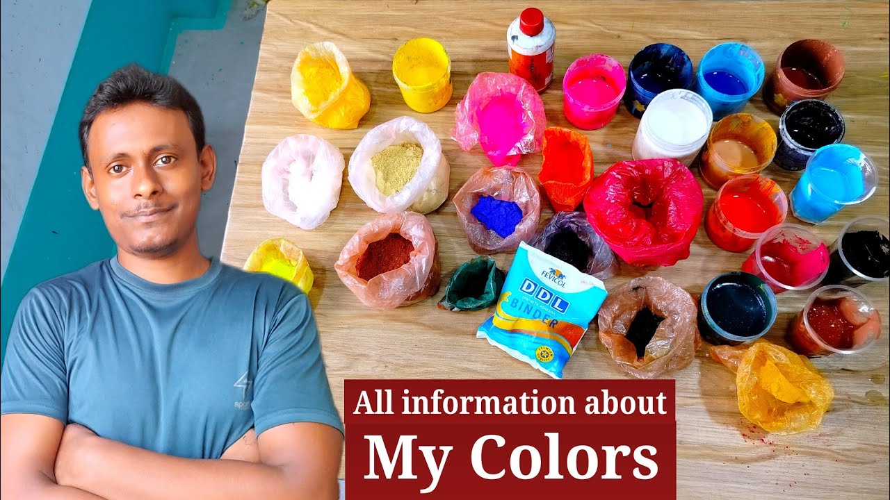 Mai painting banane ke liye konsa color use karta houn | ye color kaha milta hain !