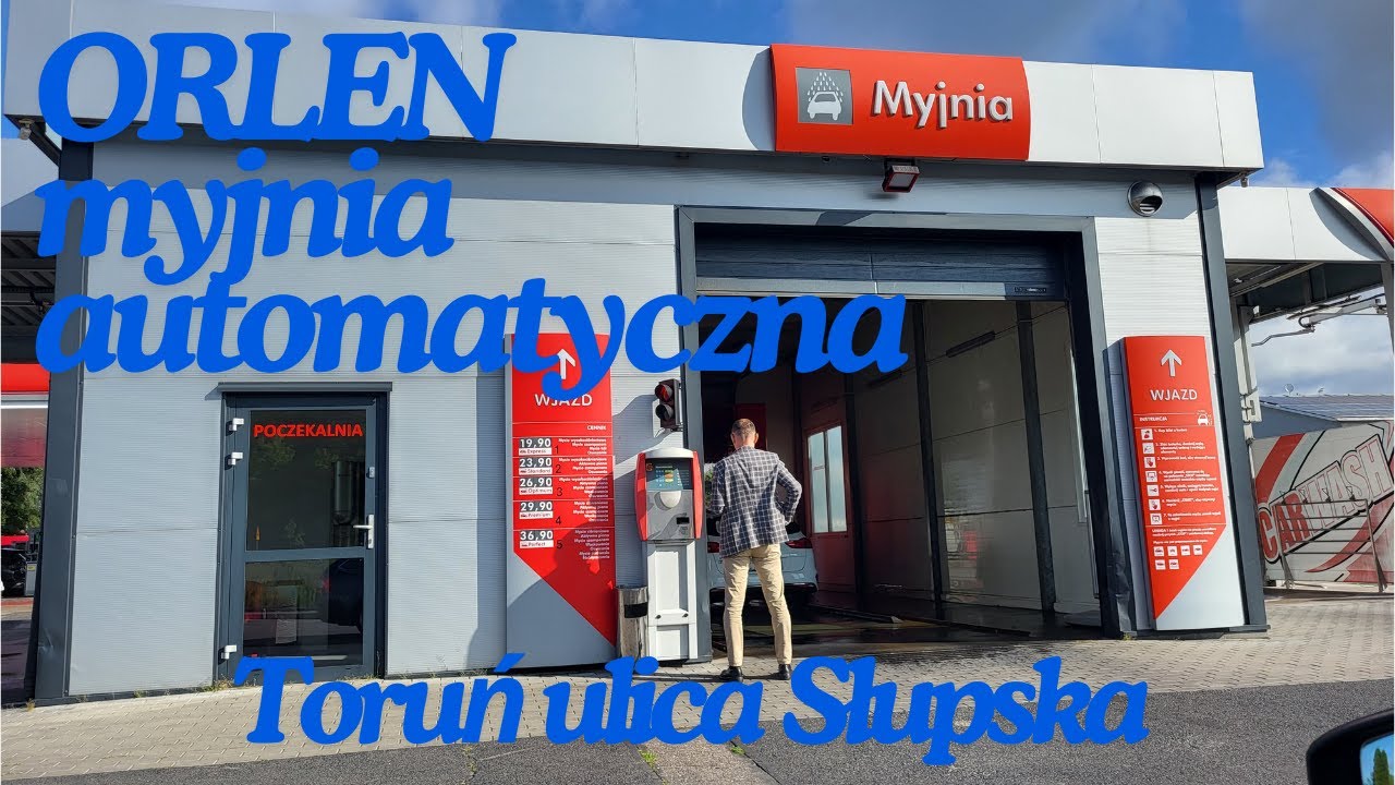 Myjnia automatyczna ORLEN Toruń ulica Słupska carwash #carwash