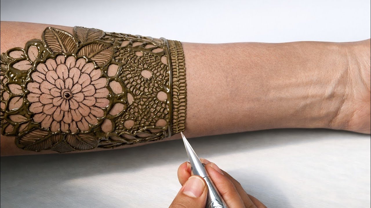 🌿 Simple Yet Stylish Mehndi Art l @chanukimehndi