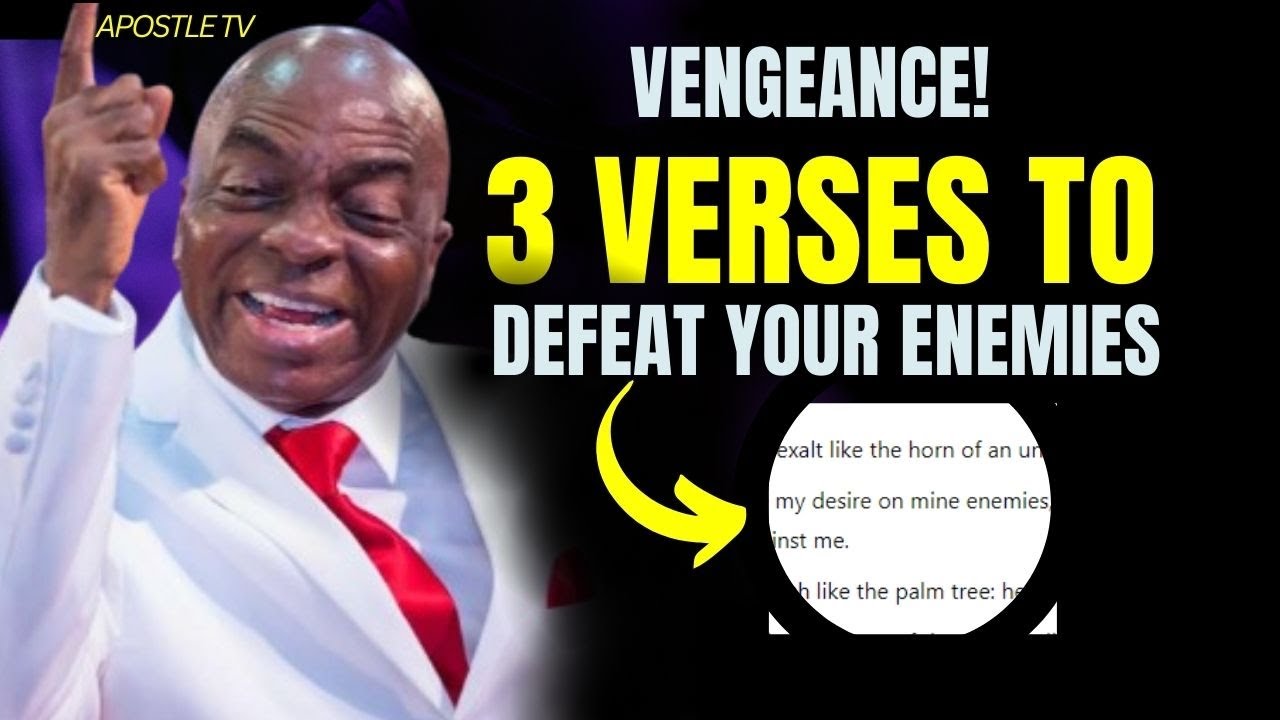 Bishop David Oyedepo - 3 Scriptures of Vengeance