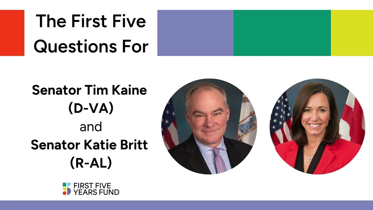 U.S. Senators Katie Britt (R-Ala.) and Tim Kaine (D-Va.) - First Five Questions on Childcare Bill