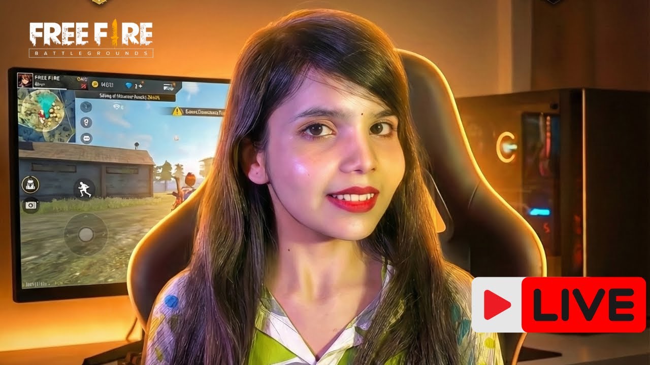 RANK PUSH ON LIVE || Rare Pihu Gaming || Booyah!❤ || Free Fire #freefirelive #shortfeed #femalegamer