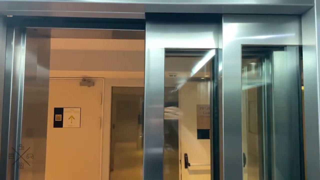 2008 KONE MonoSpace MRL traction elevator @ Golden Hall, Maroussi, Greece.