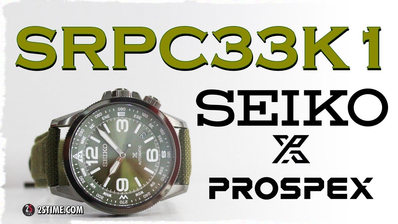 SEIKO Prospex LAND SRPC33K1 | A Great Field Compass Watch Under 350$