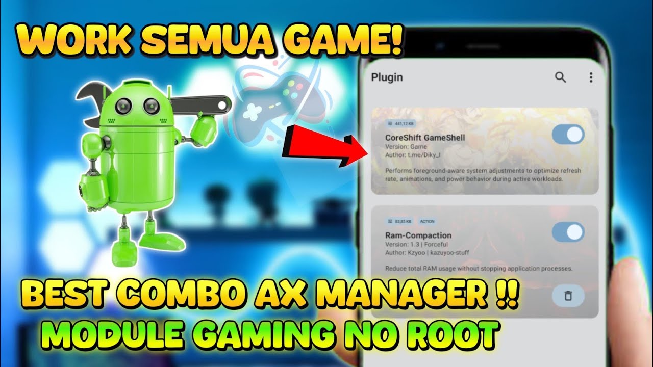 Module Gaming No Root🔥 Settingan AX Manager Ini Bikin Performa Gacor tapi Hemat Baterai