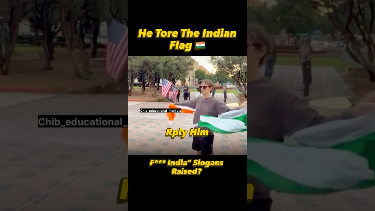 Indian Flag Torn in Texas 🇮🇳 | Anti-India Slogans Spark Global Outrage | Viral Video Explained