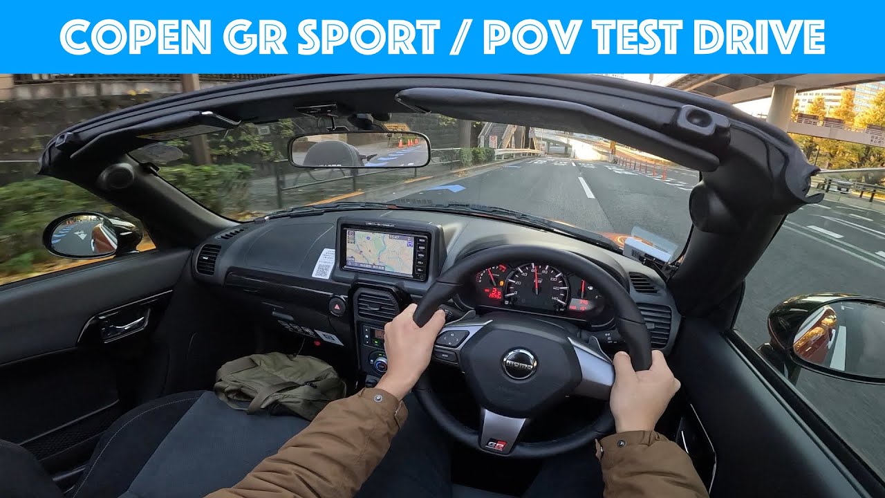 2022 Toyota Copen GR Sport  - Tiny Roadster Test Drive - POV with Binaural Audio