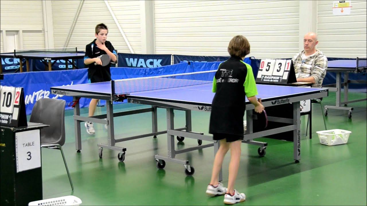 Finale - Circuit Poussin Benjamin - mars 2013 - La Chapelaine Tennis de Table