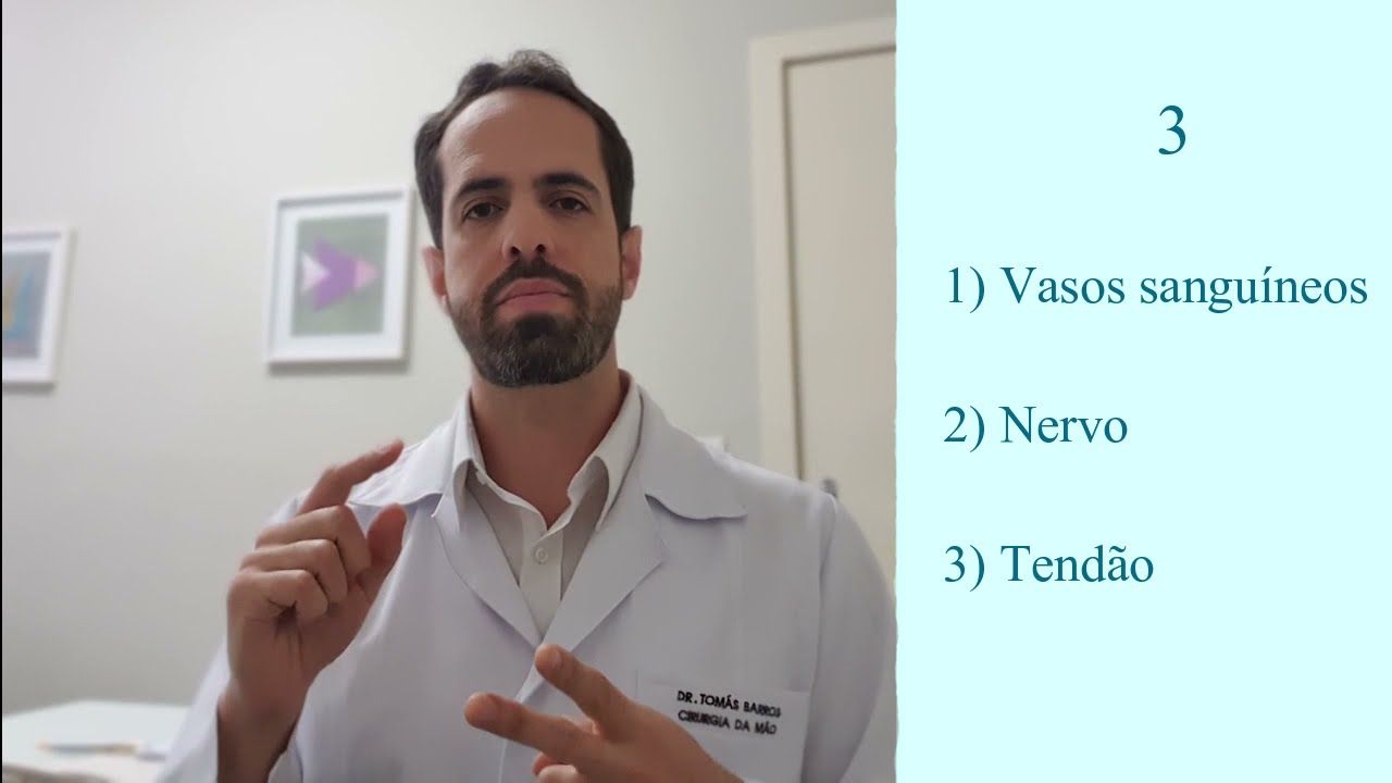 Exame de Tendão e Nervo após Corte na Mão