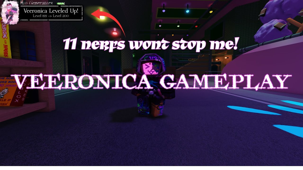 Level 200 Veeronica gameplay with text (Forsaken)