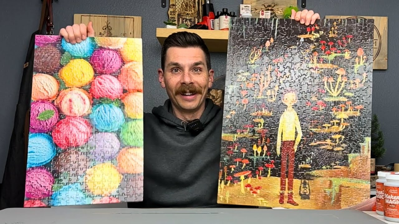 How To Glue A Puzzle (Glossy Finish, No Backer Board)