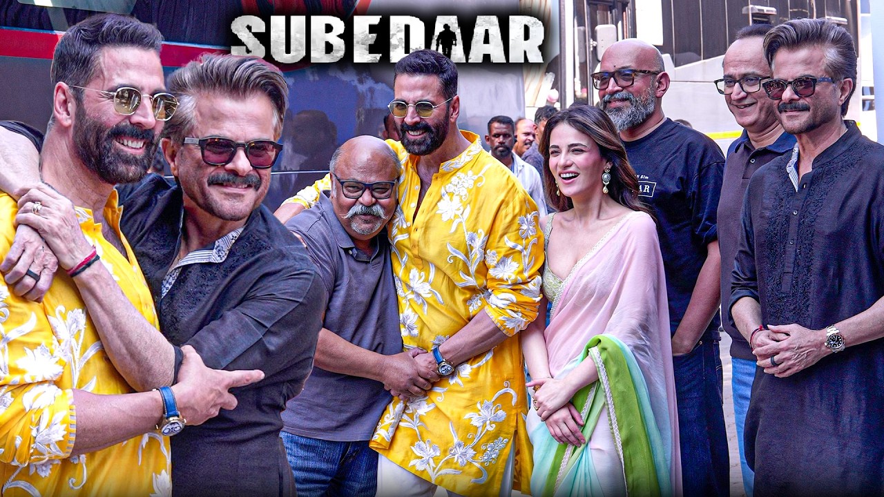 Anil Kapoor, Radhika Madan & Akshay Kumar Promote Subedaar on Wheel of Fortune Set