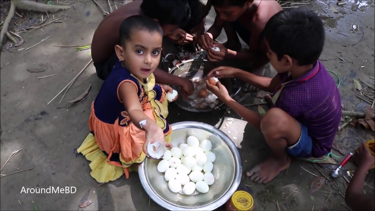 Cute Cooking Show Of 3-5 Years Kids / Tasty Fried Eggs Cooking By Baby Sneyha For Evening Snacks