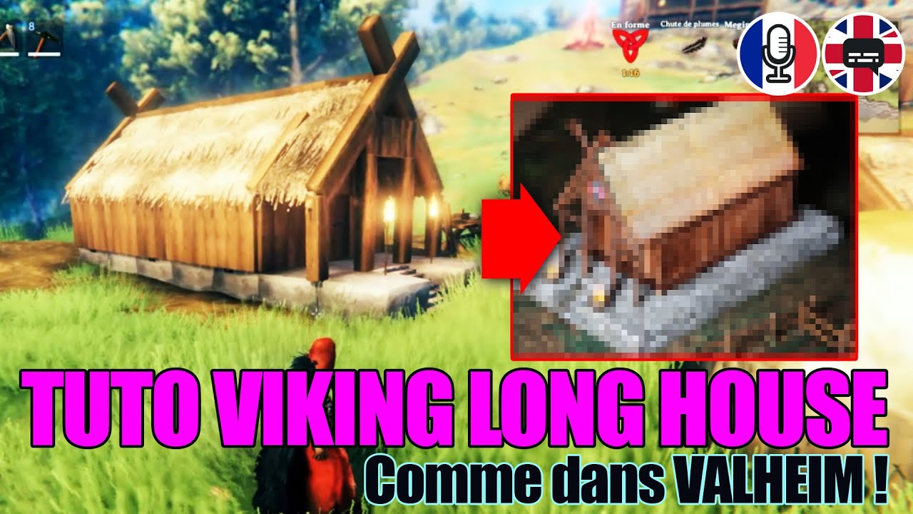 TUTO Modélisme - Viking Long House - Comme dans VALHEIM !