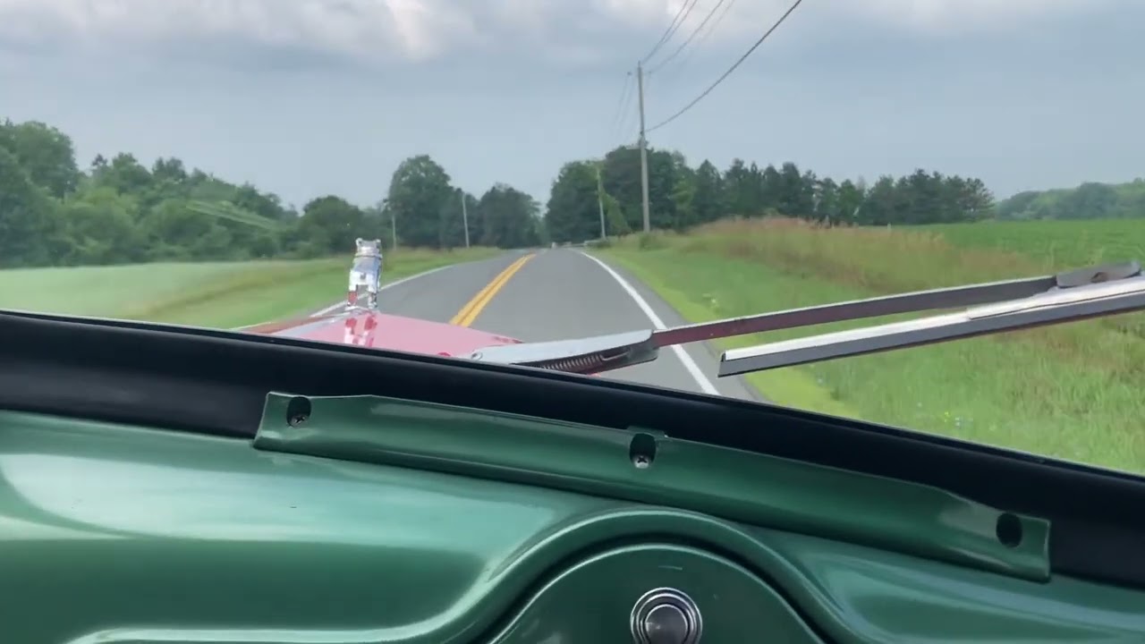 1959 Mack b61 ride along with straight pipe