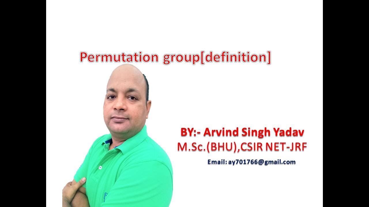 Permutation group, definition, group theory