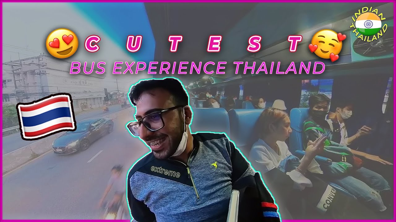 the most CUTEST BUS JOURNEY ever | THAILAND VLOGS | DEETSWORLD