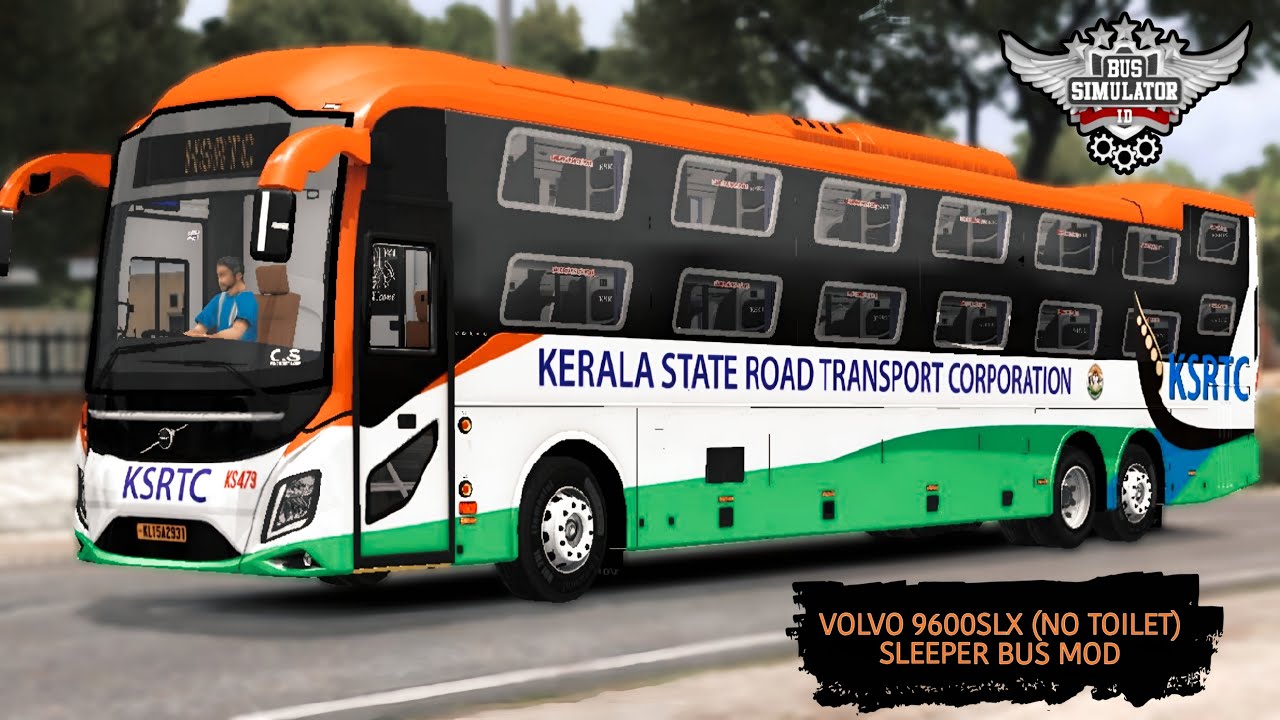 🔥 2026 Volvo 9600 SLX Sleeper Bus Mod BUSSID | New Volvo 9600S (No Toilet) 🚍